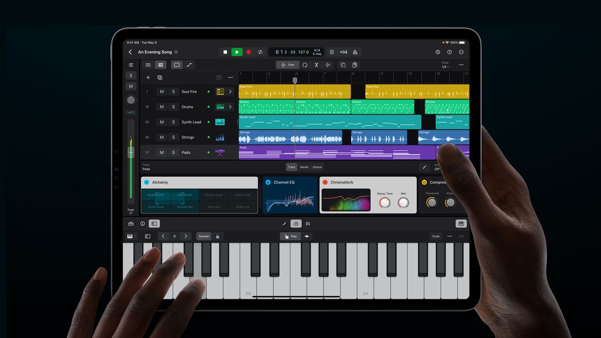 Logic Pro na iPada