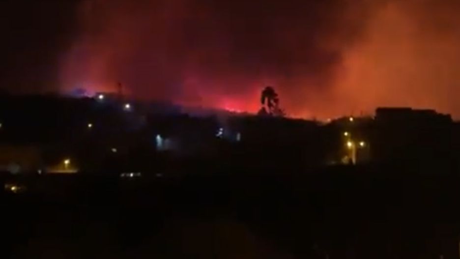 Pożar na Teneryfie