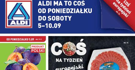 Aldi najnowsza gazetka od poniedziałku 5 września. Aldi gazetka 5.09-10.09