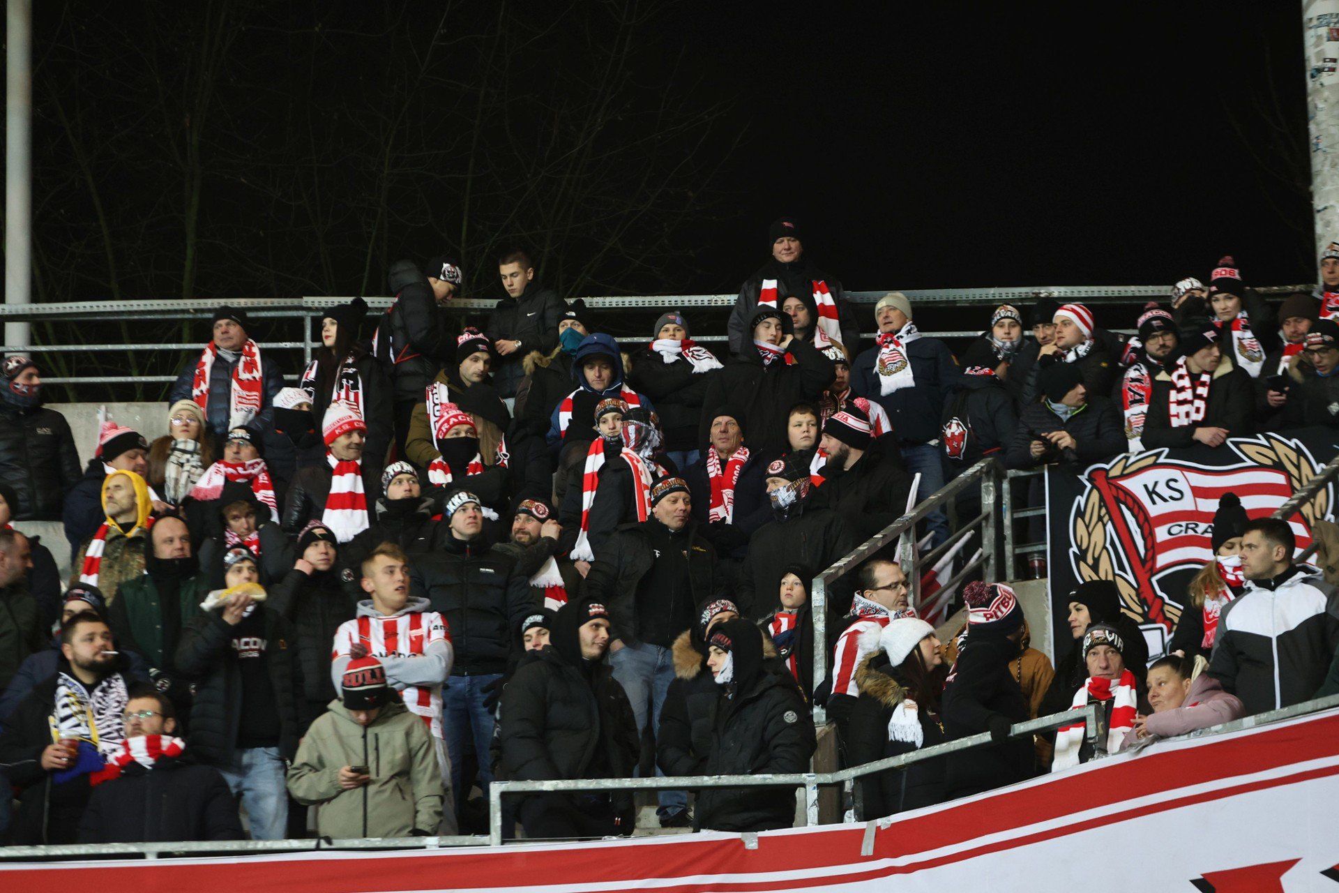 Kibice Cracovii w Kielcach