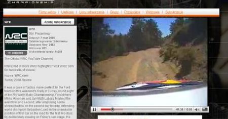 WRC na YouTube