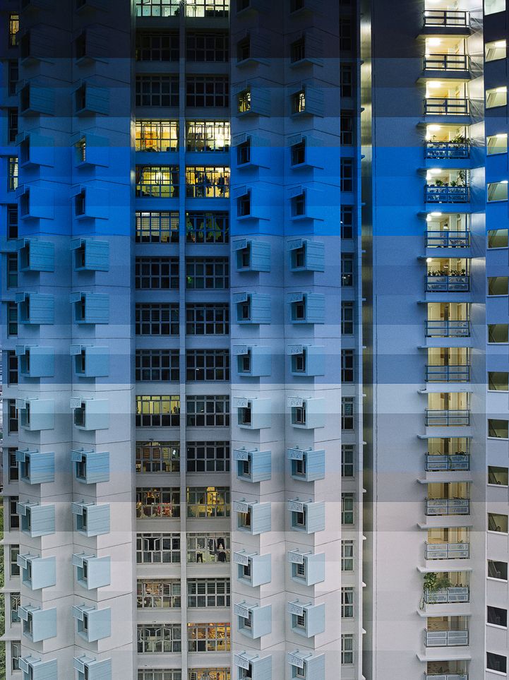 Fotografie miejskich krajobrazów pocięte w czasie 12