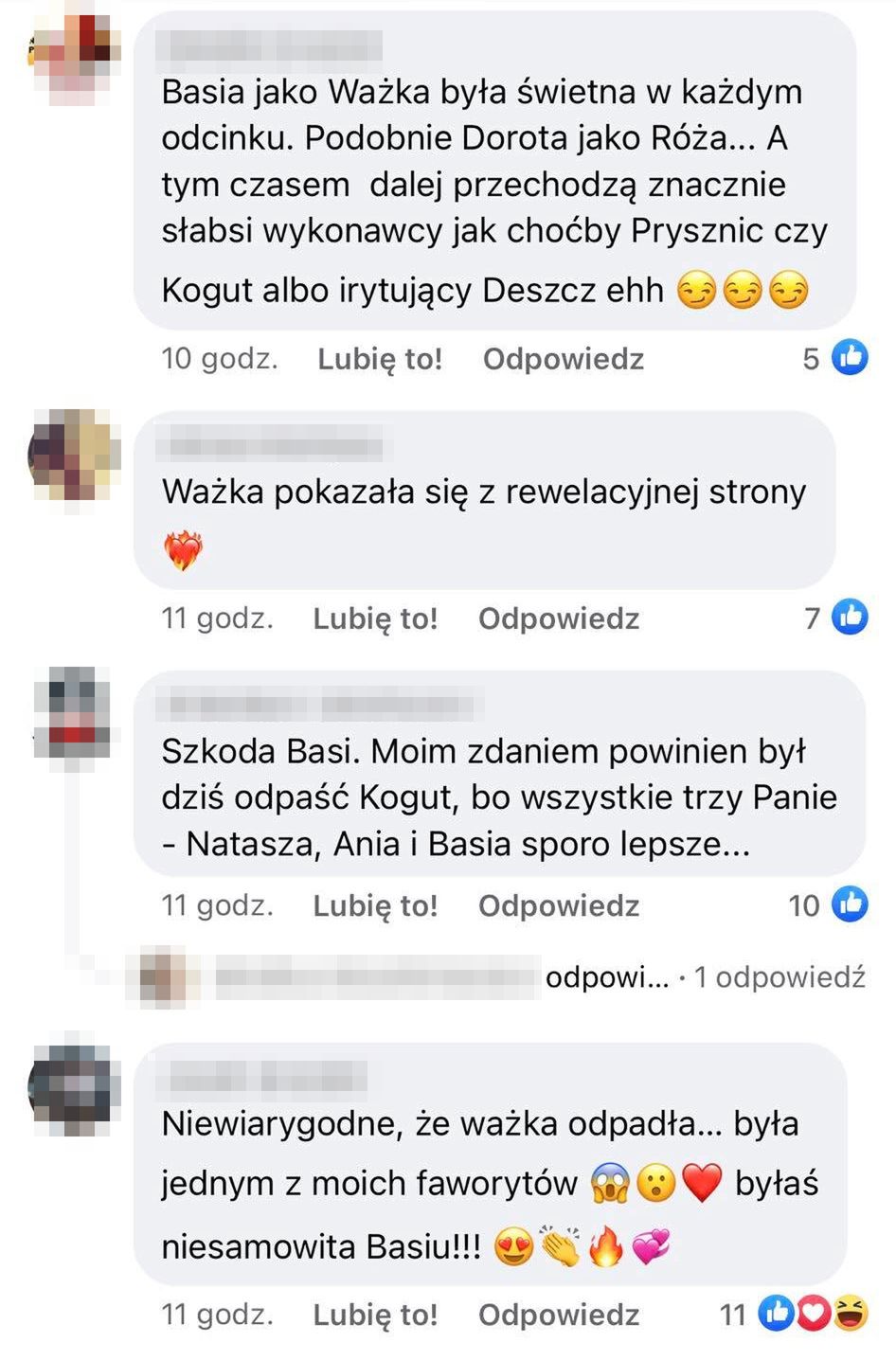Reakcje internautów na eliminację Ważki