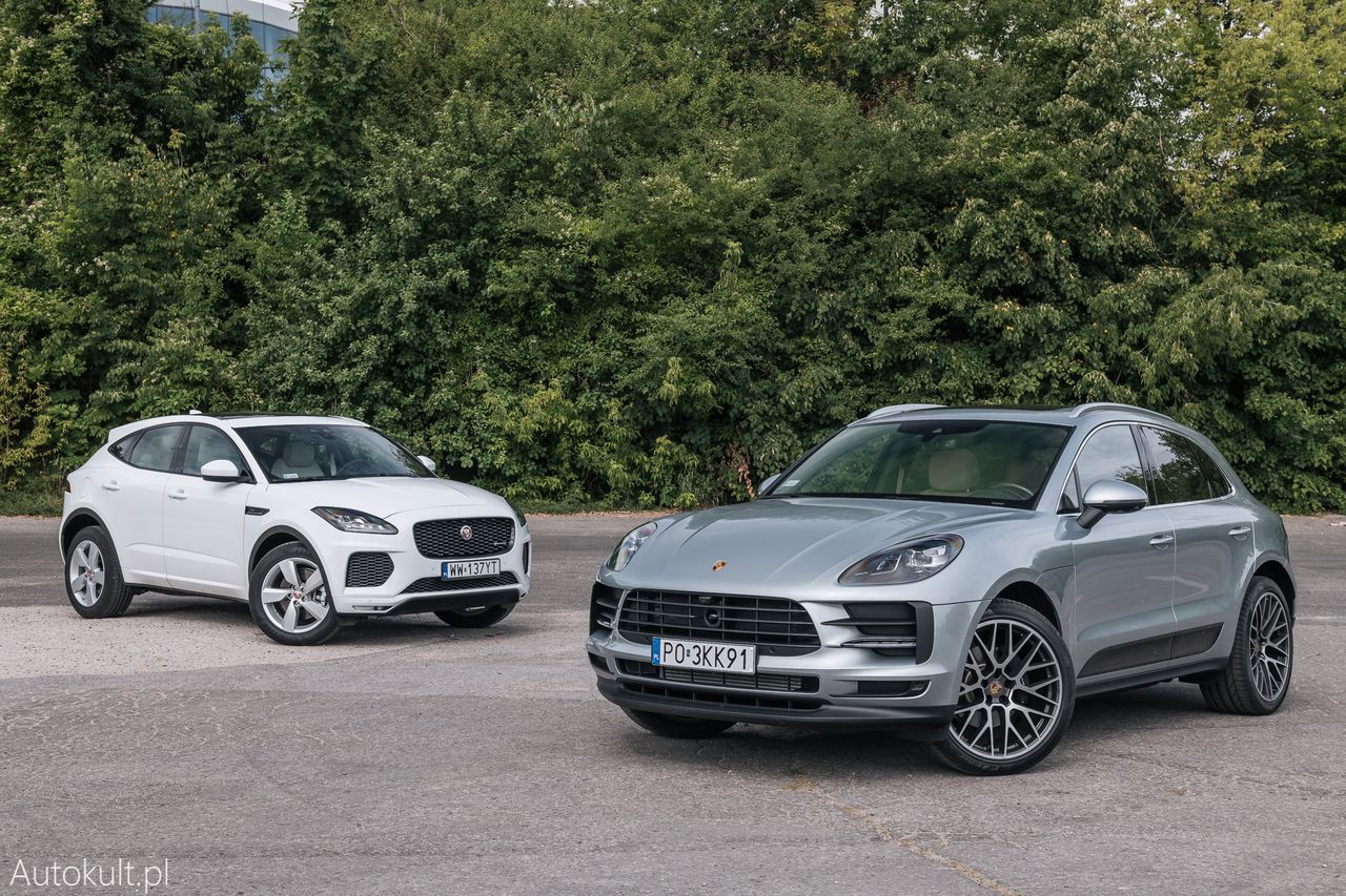 Macan i E-Pace nie są bezpośrednimi konkurentami, ale mają cechy wspólne