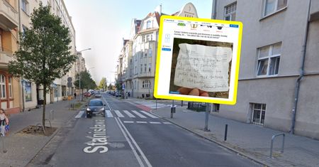 Pod drzewem była torba. W środku taki liścik od mamy Daniela