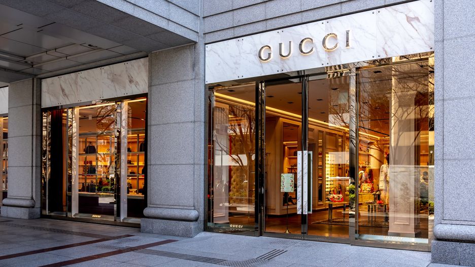 luksus, butik, gucci