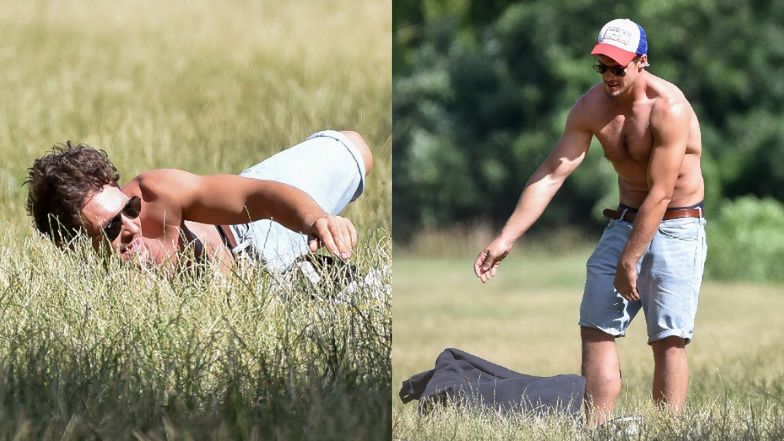 Mikołaj Roznerski z synem