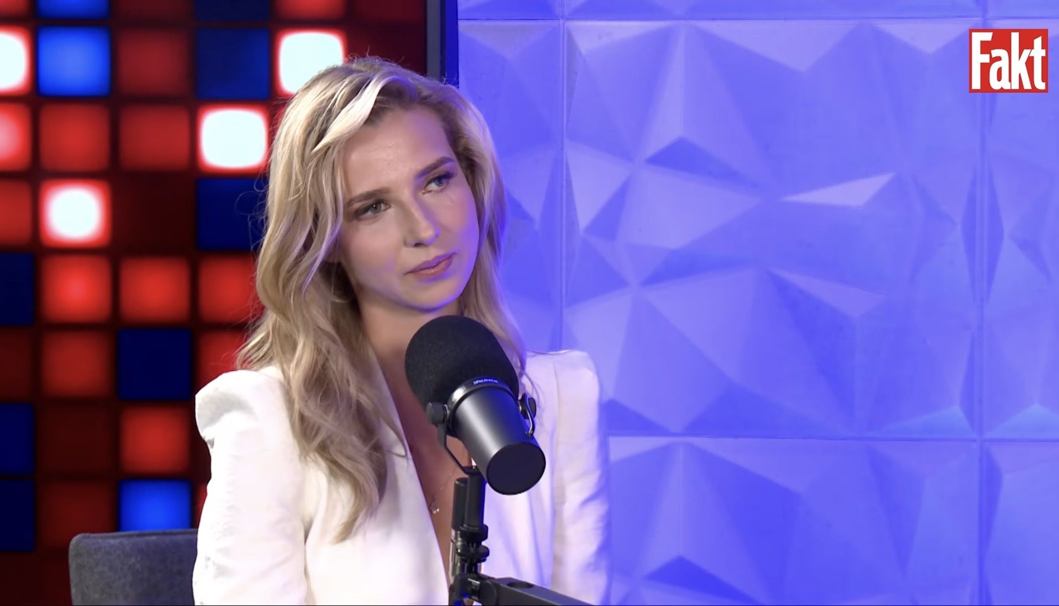 Faustyna Martyniuk podczas rozmowy 