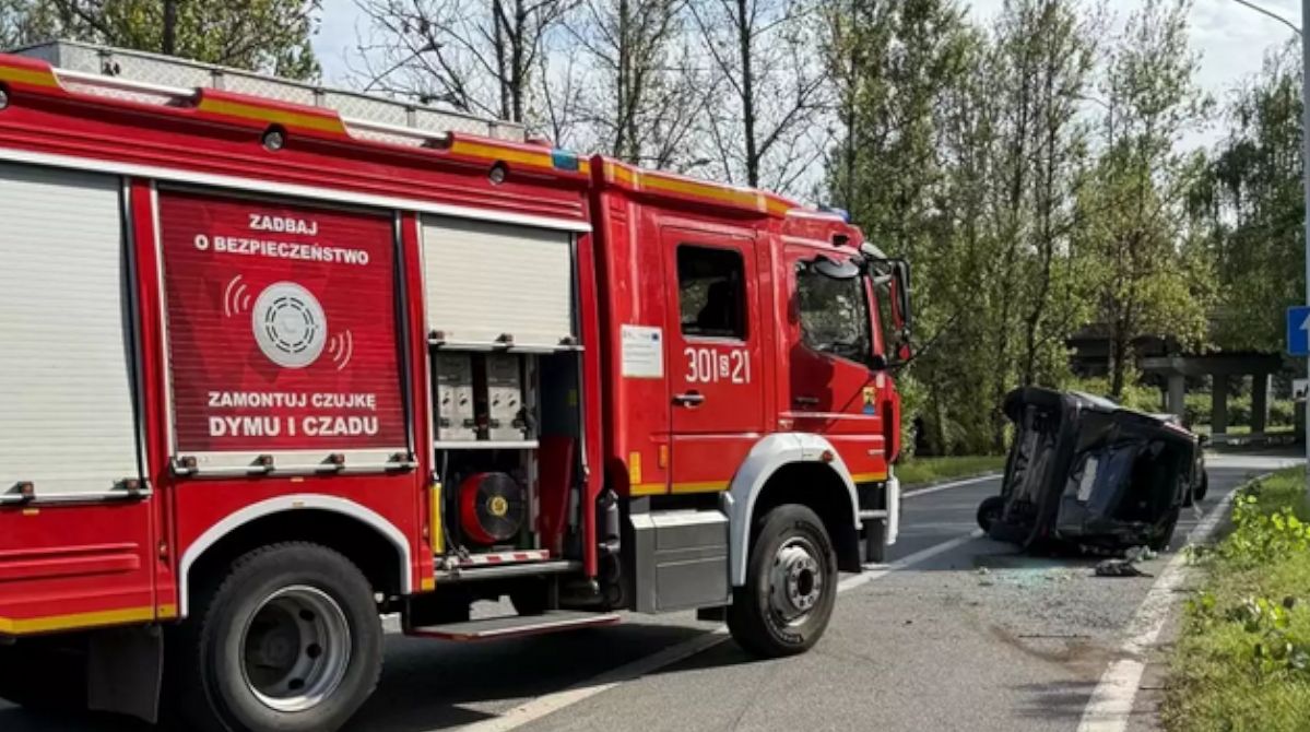 Katowice: Groźny wypadek. 11-latek został zabrany do szpitala