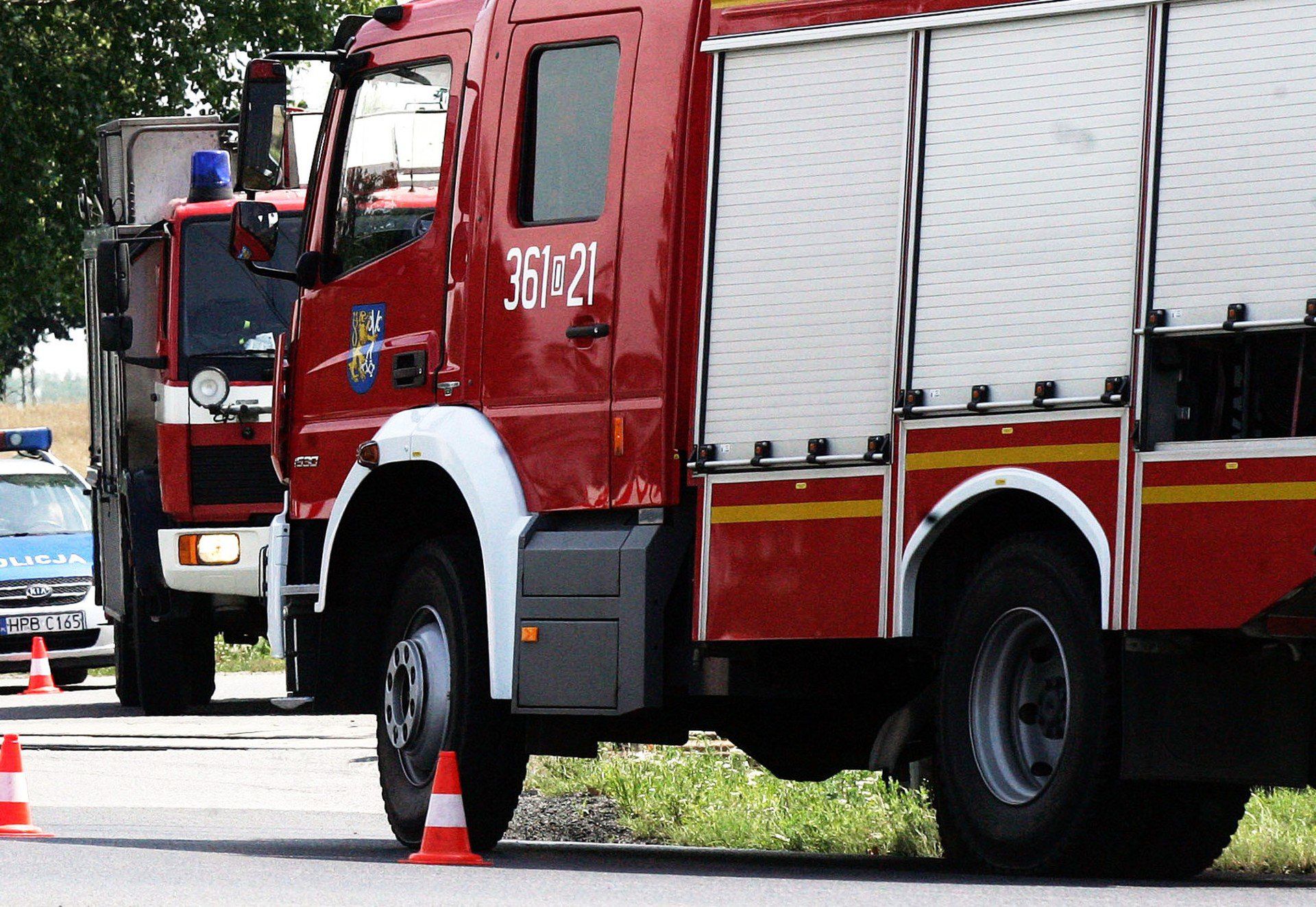 Wypadek na DK10 w Przyłubiu. To drugie dziś takie zdarzenie na tej trasie. 