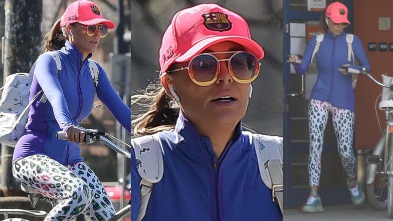 Małgorzata Rozenek śmia na rowerze