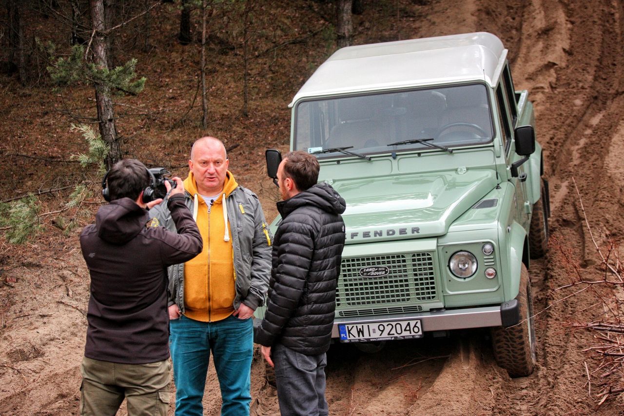 Piotr Kowal podczas nagrywania naszego filmu (fot. Arkadiusz Kwiecień)