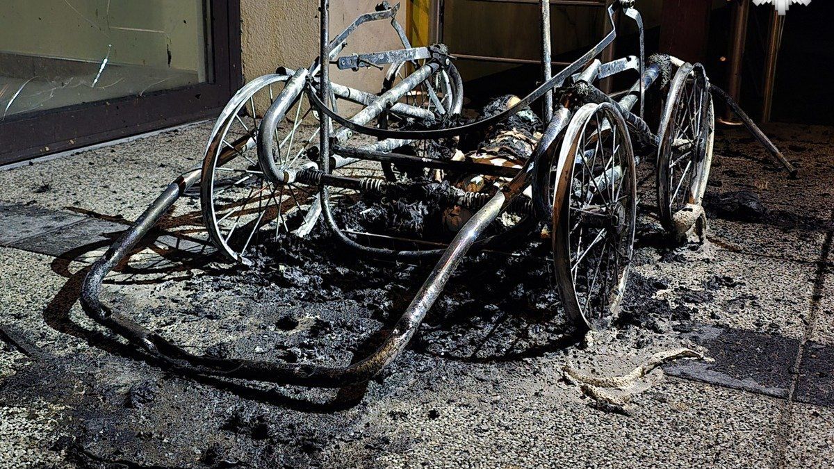 Podpalił wózek. Policja zatrzymała 50-latka