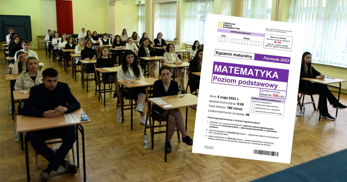 Matura 2023. Matematyka. ARKUSZE CKE + ZADANIA