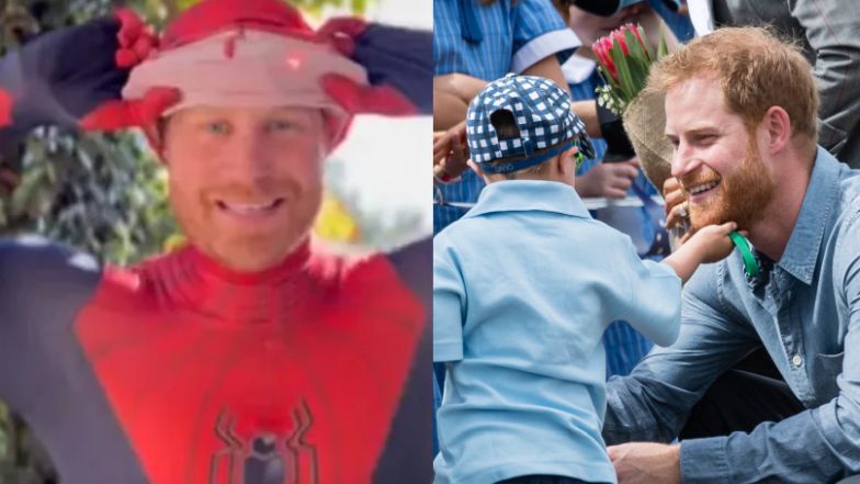 Książę Harry przebrał się za SPIDER-MANA, żeby pocieszyć na święta... osierocone dzieci. "Idźcie i bawcie się dobrze"