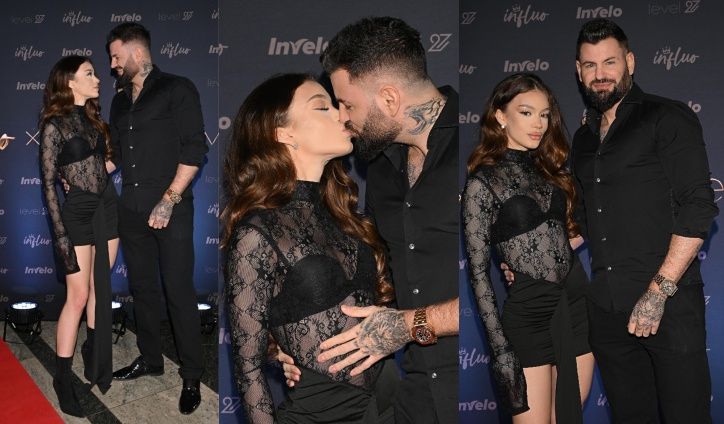 Wojtek Gola i Sofi na imprezie integracyjnej influo.agency