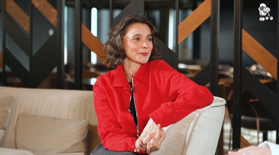 Carla Fernandes podczas rozmowy 