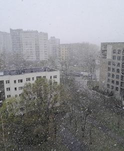 Burza śnieżna nad Warszawą. Załamanie pogody w Polsce