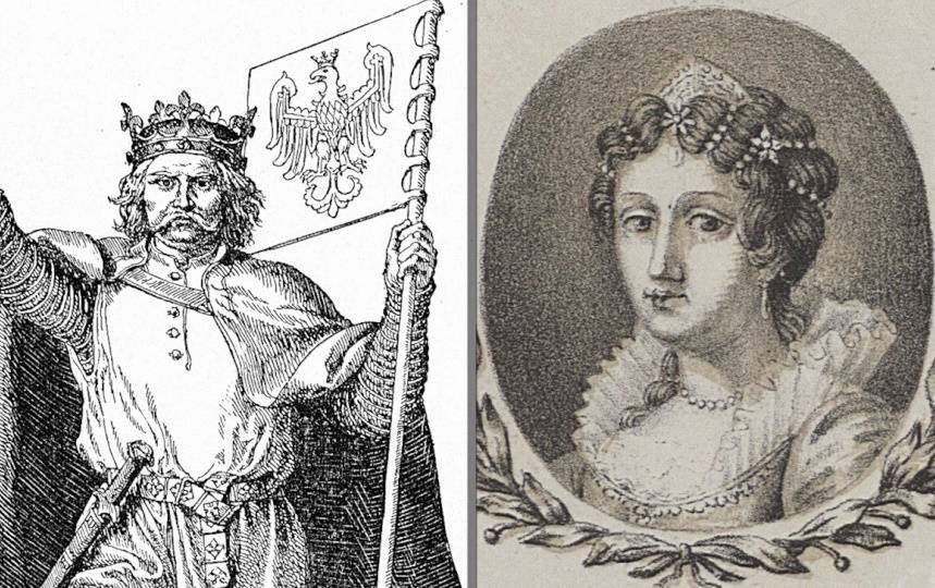 Władysław Łokietek i Jadwiga