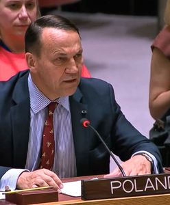 Sikorski na forum ONZ. Padły mocne słowa ws. Rosji. "Nie damy się zastraszyć"