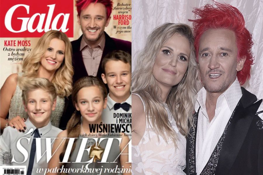 Michał Wiśniewski i Dominika Tajner na okładce magazynu "Gala"