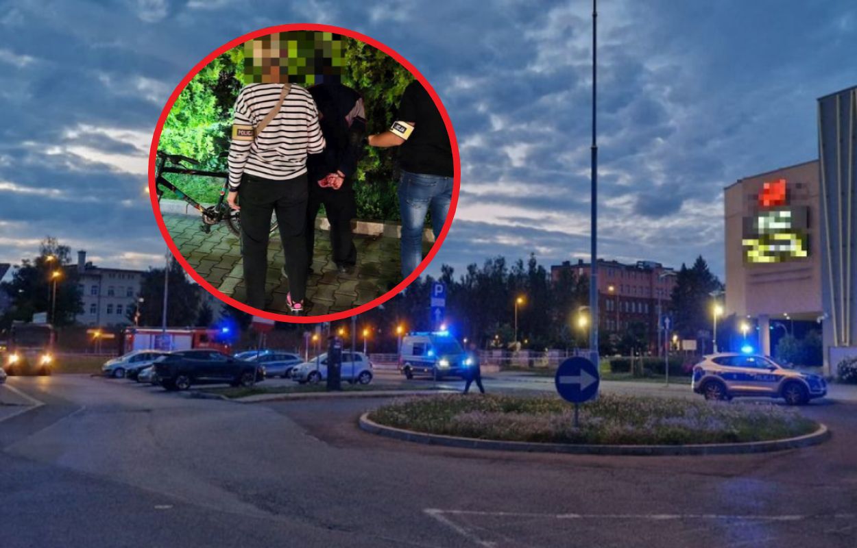 Podrzucili niewybuchy w pobliże galerii handlowej. Policja zatrzymała 34-latka