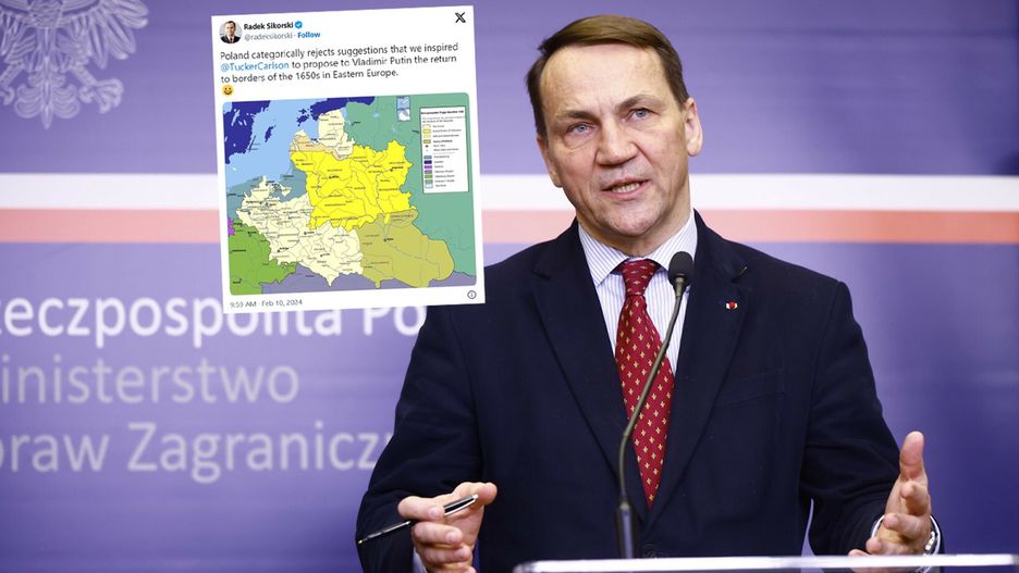 Radosław Sikorski ironiczny wpis