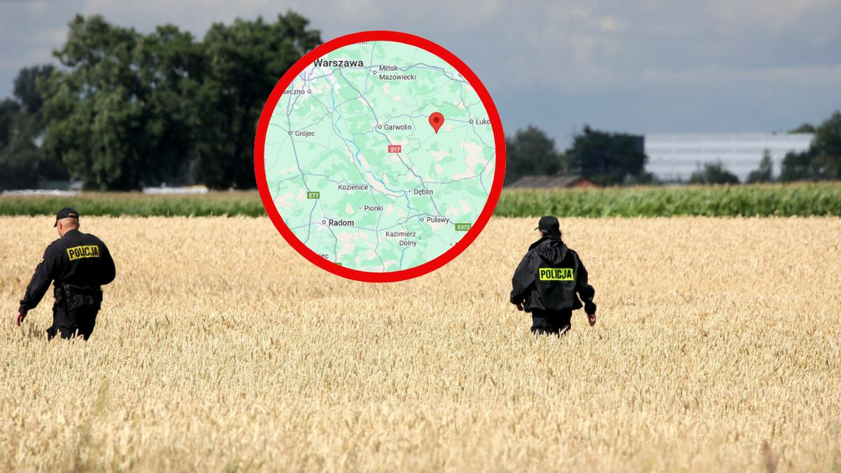 Niezidentyfikowany obiekt spadł na pole kukurydzy w Osinach