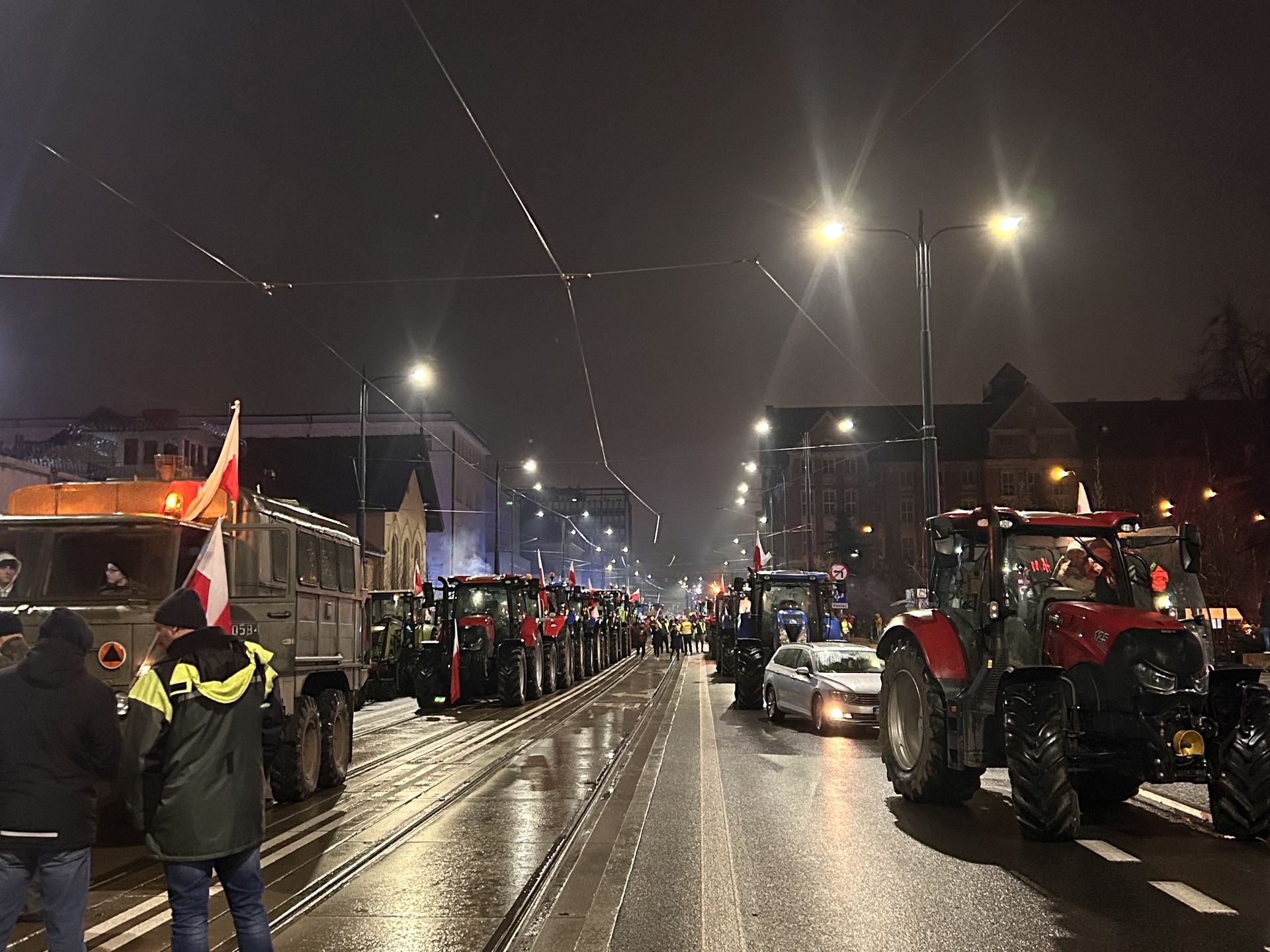 Protest rolników w Olsztynie 