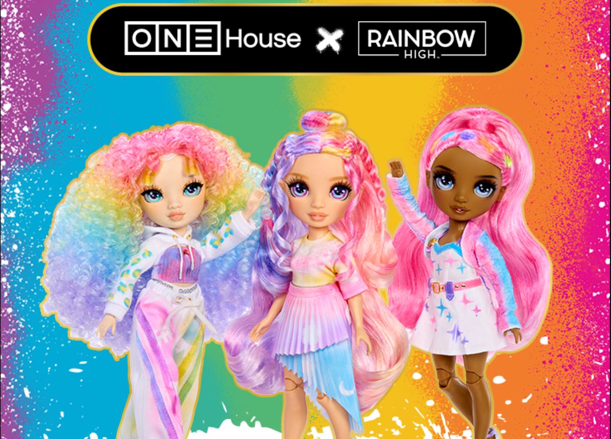 Agencja One House z kampanią "Rainbow High Reveal". Promuje lalki