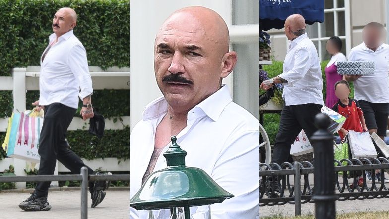 Patryk Vega opuszcza modną restaurację w butach za 6 tysięcy