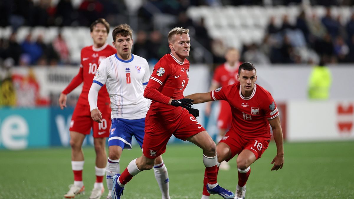 Na zdjęciu: Reprezentanci Polski przeciwko Wyspom Owczym