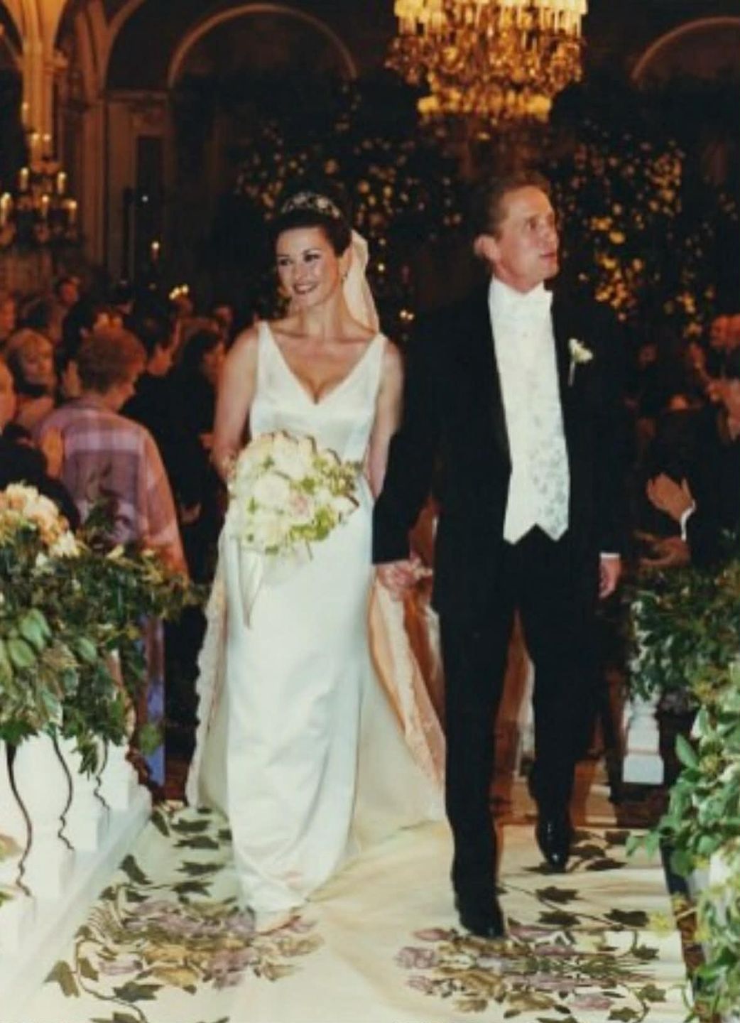 Catherine Zeta Jones uczciła SREBRNE GODY z Michaelem Douglasem