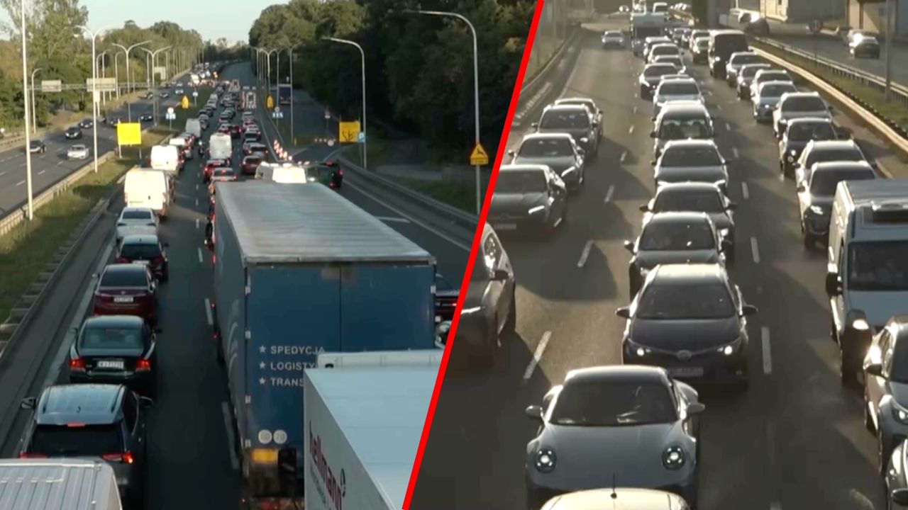 Warszawa sparaliżowana. Miasto asfaltuje Wisłostradę