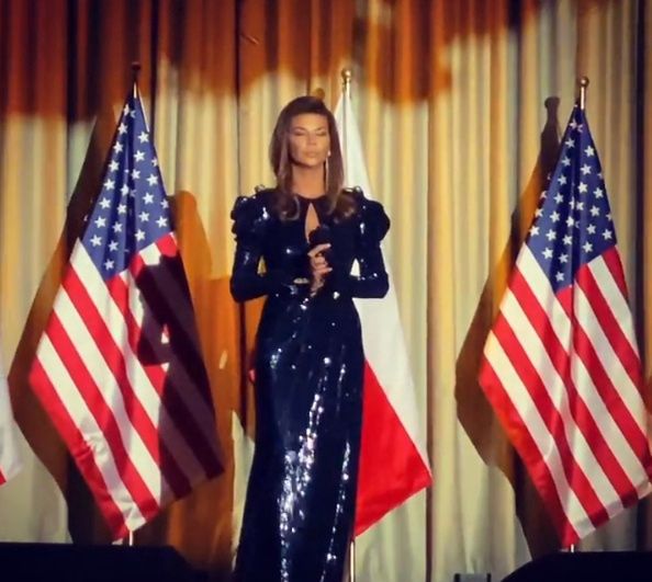 Smutna Edyta Górniak żegna Melanię Trump