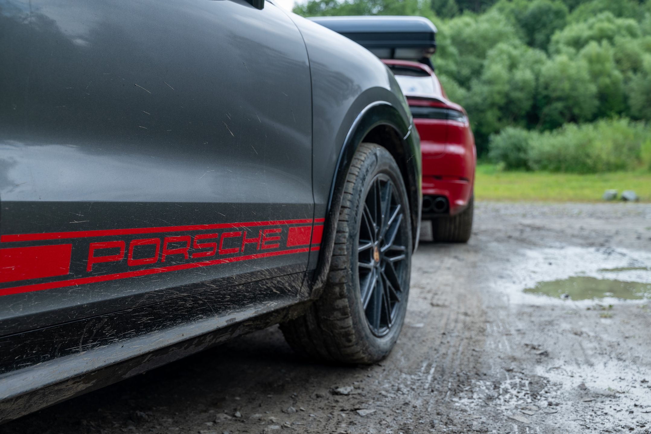 Porsche Cayenne w Bieszczady