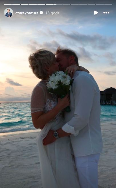 Pazurowie odnowili przysięgę małżeńską na Malediwach