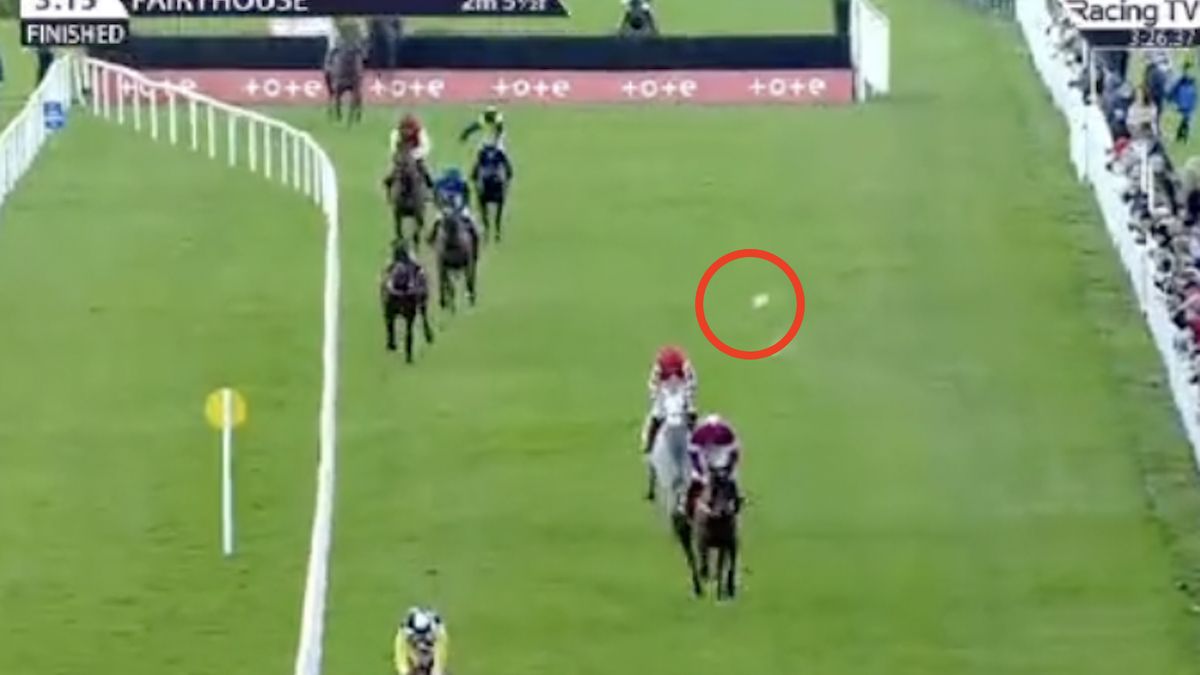 Dramatyczne sceny na wyścigach 