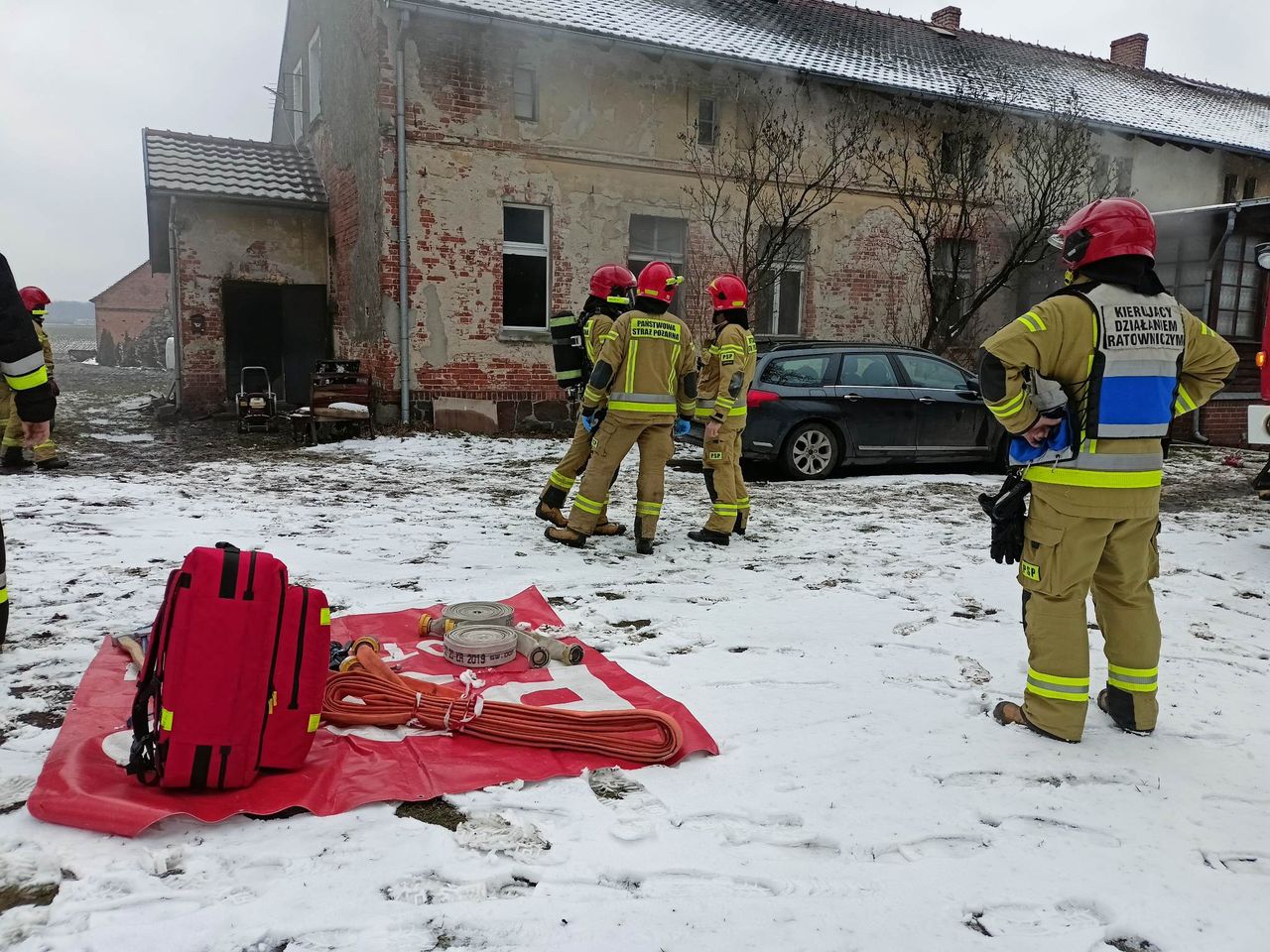 Pożar w Dusznej Górce