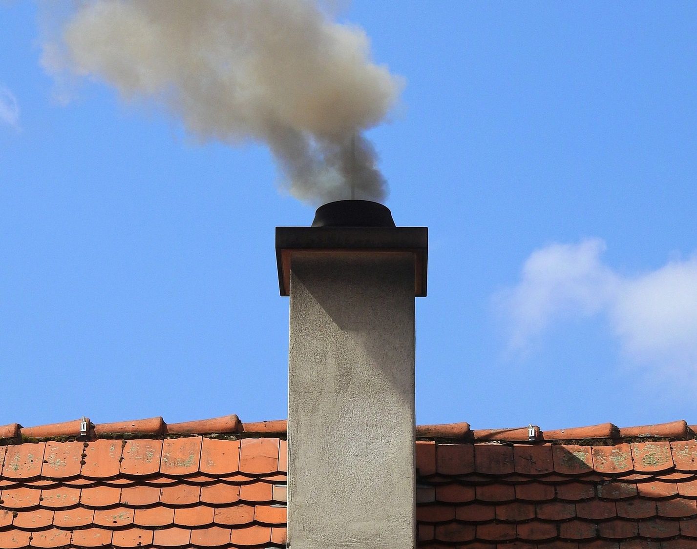 smog, komin, dym, czyste powietrze