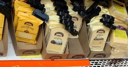To się dzieje w rosyjskich sklepach. Pojawiły się na opakowaniach