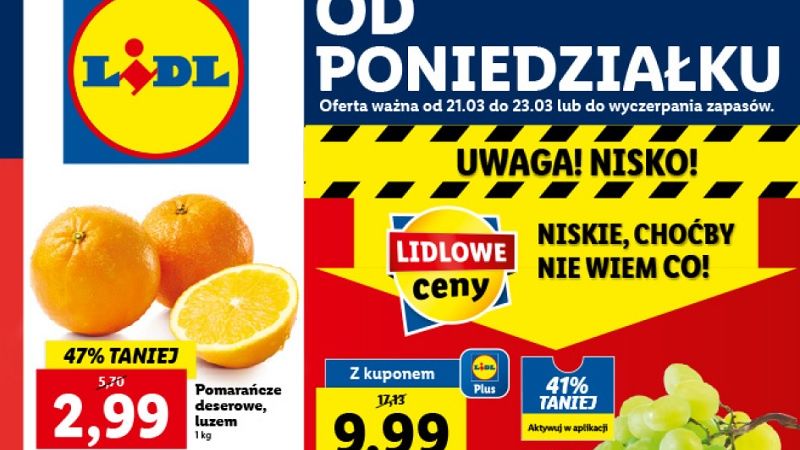 Lidl gazetka od poniedziałku 21.03