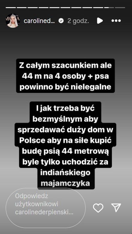 Caroline Derpienski o nowym "apartamencie" Rubików 