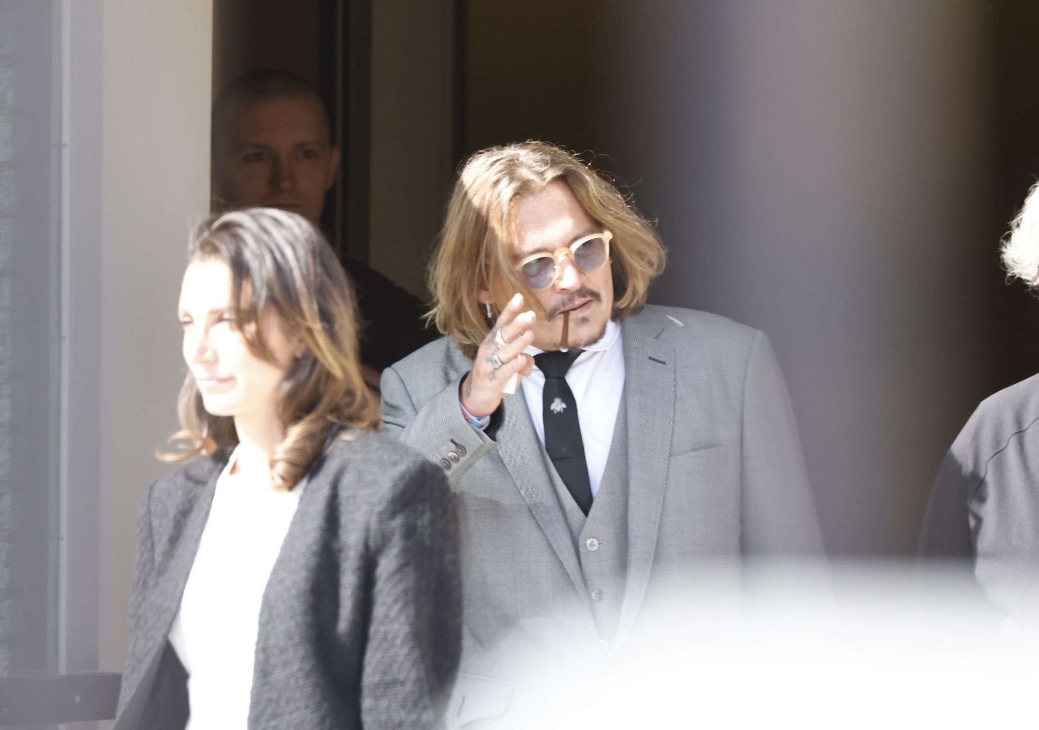 Johnny Depp przed sądem w 2018 r.
