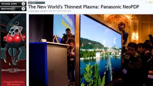 CES 2009: najcieńsza plazma na świecie 1