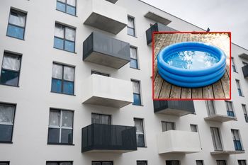 Basen na balkonie w bloku. Czy to dozwolone i co mówią przepisy?