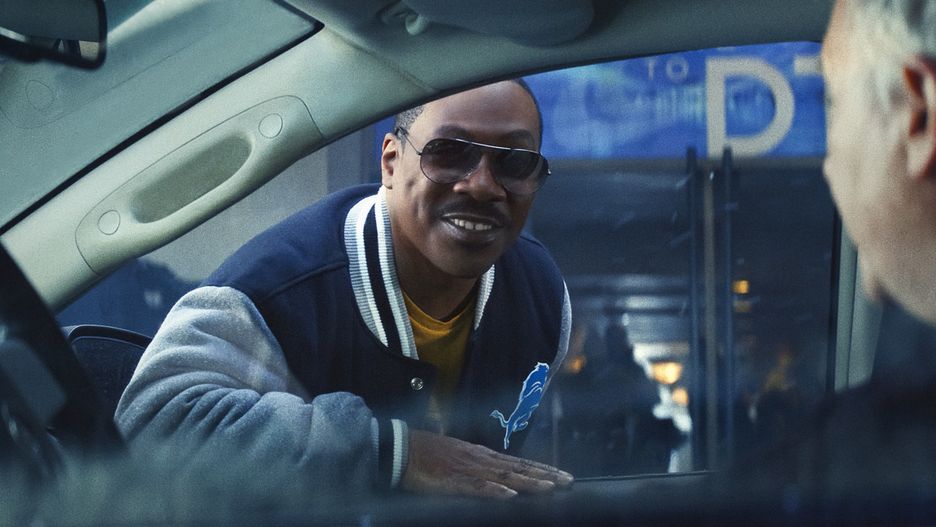 Beverly Hills Cop: Axel F.  (L to R) Eddie Murphy as Axel Foley and Paul Reiser as Jeffrey Friedman in Beverly Hills Cop: Axel F.  Courtesy of Netflix © 2024.
Netflix
