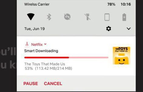 Netflix wprowadza w aplikacji mobilnej funkcję inteligentnego pobierania seriali
