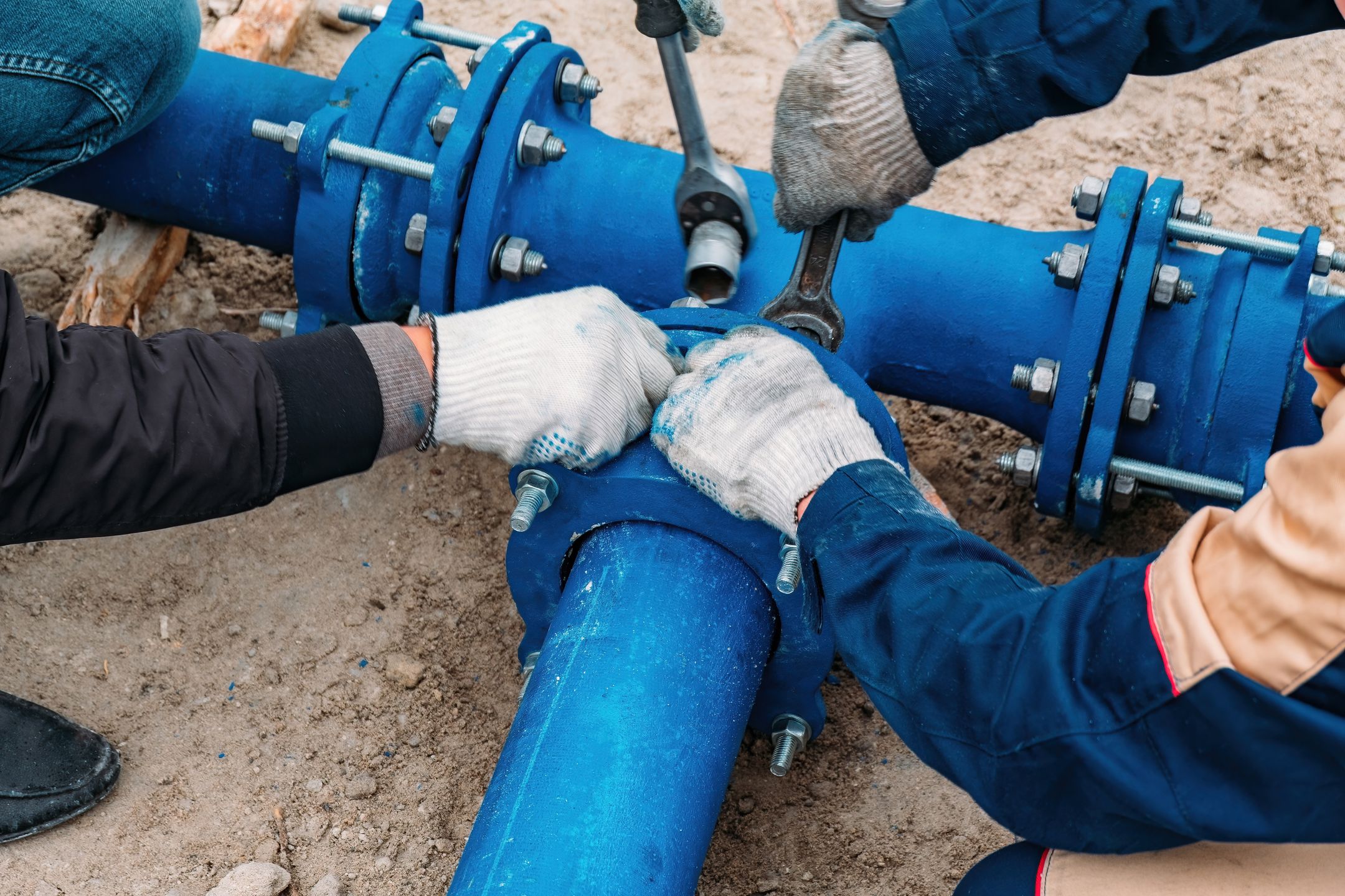 Workers installing water supply pipeline system, close up
Workers installing water supply pipeline system, close up.
pipeline, installation, worker, plumber, water, supply, repair, flange, bolt, screw, sleeve, site, gas, equipment, work, construction, industry, pipe, engineering, tool, nut, wrench, tie, engineer, trench, piping, heating, tube, connection, metal, pump, iron, plumbing, closeup, pipeline installation, pipe joint, installer, builder, water pipe, pipeline construction, excavation, laying, steel, tubular, fitting, screwdriver, assembly, fix, waterlines, labor, pipeline, installation, worker, plumber, water, supply, repair, flange, bolt, screw, sleeve, site, gas, equipment, work, construction, industry, pipe, engineering, tool, nut, wrench, tie, engineer, trench, piping, heating, tube, connection, metal, pump, iron, plumbing, closeup, pipeline installation, pipe joint, installer, builder, water pipe, pipeline construction, excavation, laying, steel, tubular, fitting, screwdriver, assembly, fix, waterlines, labor