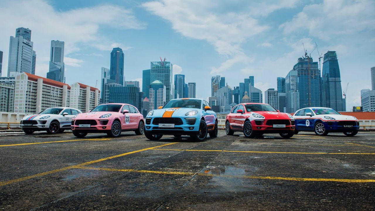 Sportowe barwy na Macanie. Czemu Porsche nie oferuje tego swoim klientom?!